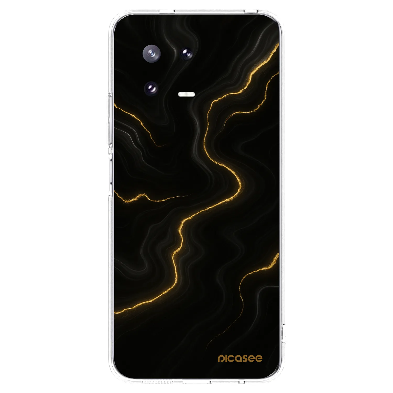 Picasee Xiaomi 13 Pro Hülle - Transparentes Silikon - Thunder