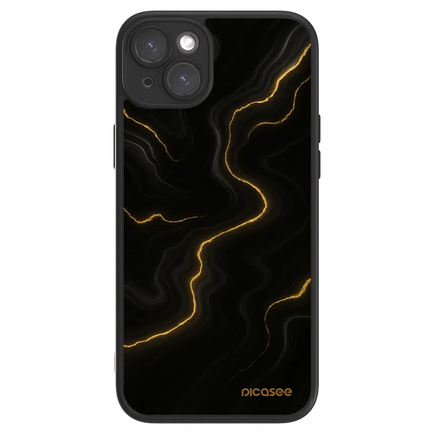 Picasee ULTIMATE CASE MagSafe für Apple iPhone 15 Plus - Thunder