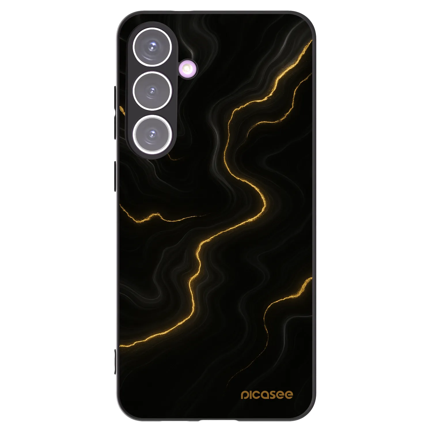 Picasee Samsung Galaxy S24+ S926B 5G Hülle - Schwarzes Silikon - Thunder
