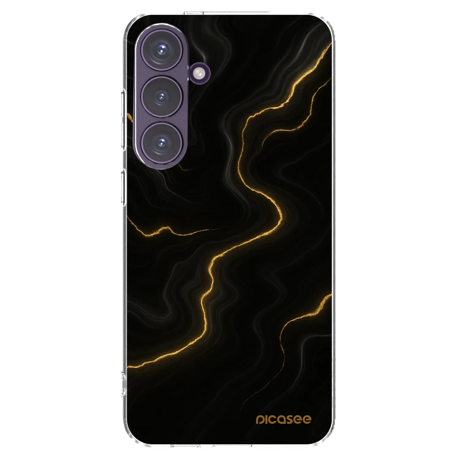 Picasee Samsung Galaxy S24+ S926B 5G Hülle - Transparentes Silikon - Thunder