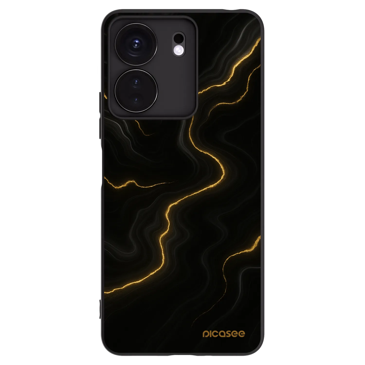Picasee Xiaomi Redmi 13C 4G Hülle - Schwarzes Silikon - Thunder