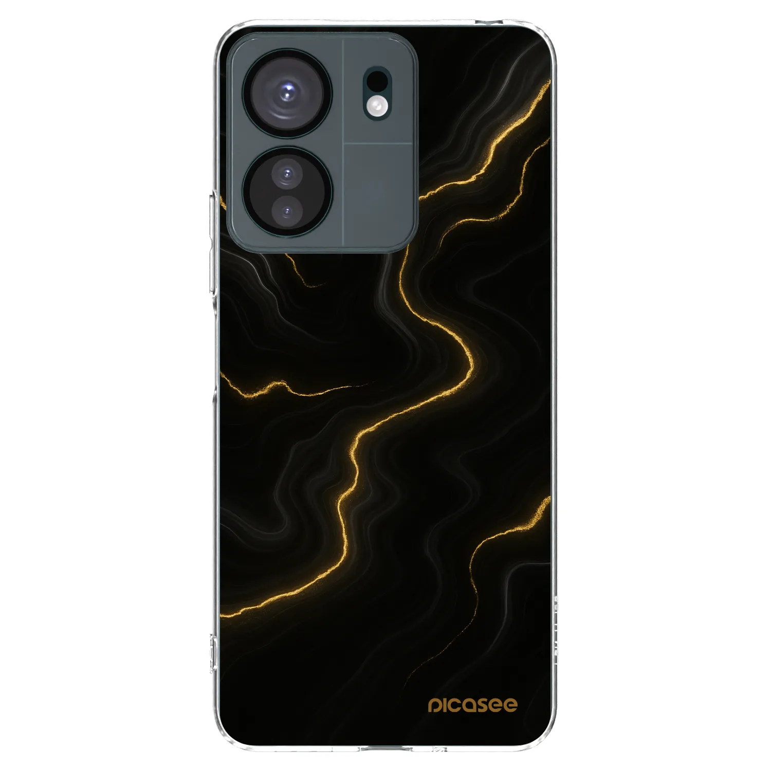 Picasee Xiaomi Redmi 13C 4G Hülle - Transparentes Silikon - Thunder