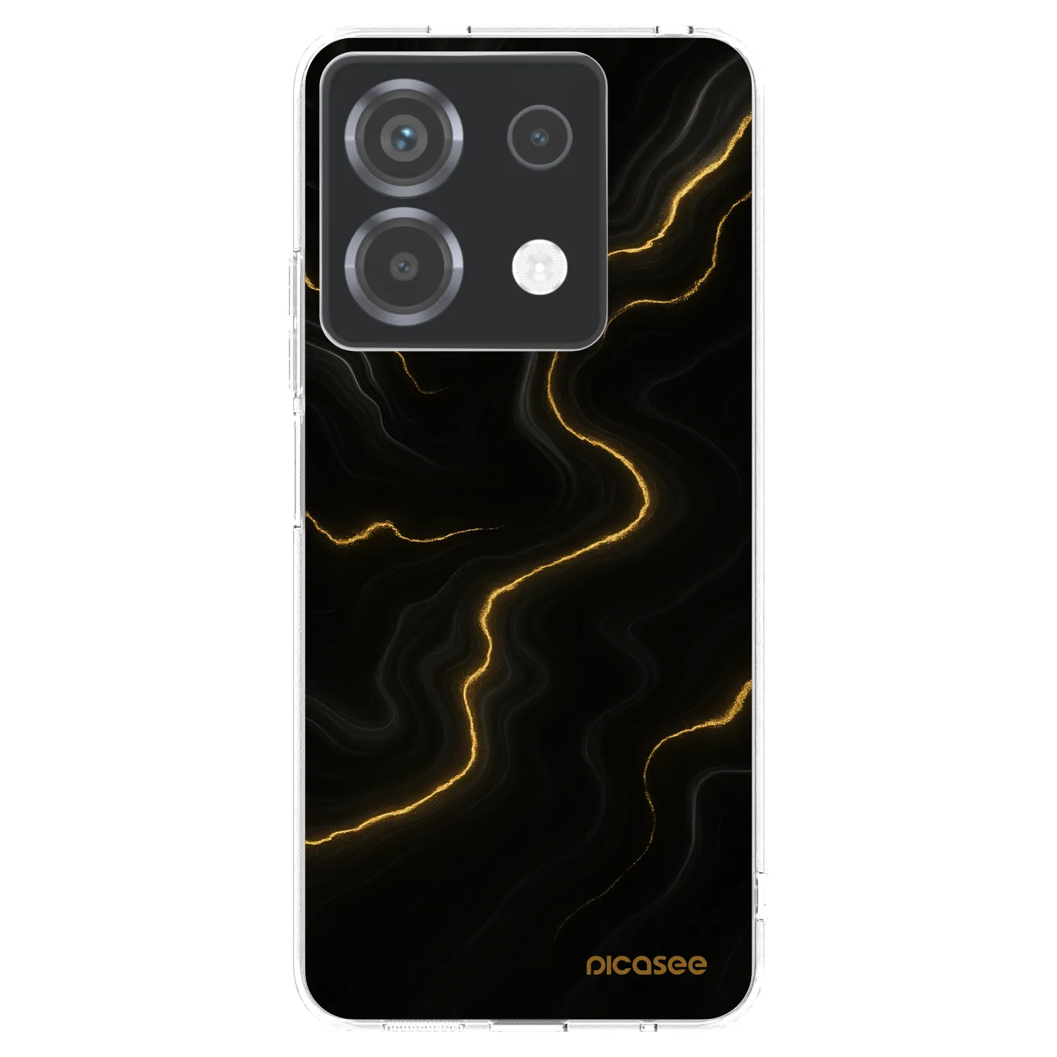 Picasee Xiaomi Poco X6 Hülle - Transparentes Silikon - Thunder