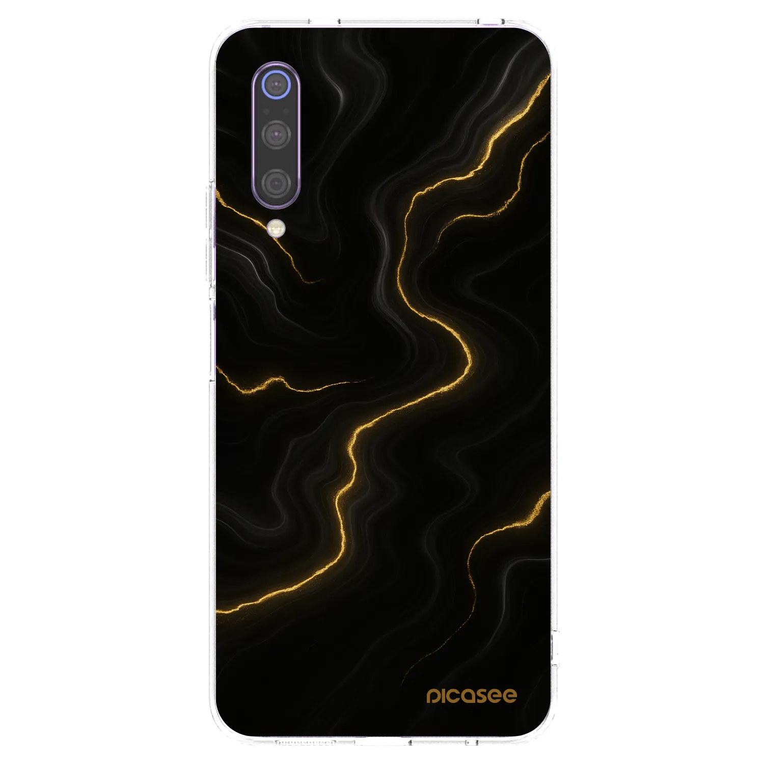 Picasee Xiaomi Mi 9 Hülle - Transparentes Silikon - Thunder