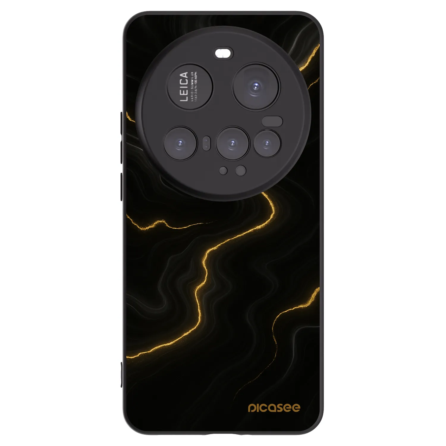 Picasee Xiaomi 15 Ultra Hülle - Schwarzes Silikon - Thunder