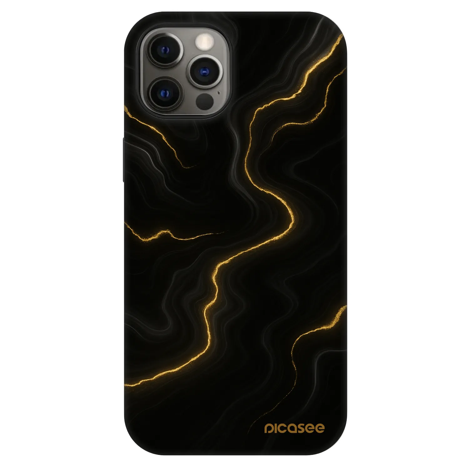 Picasee Fashion Case MagSafe für Apple iPhone 12 Pro - Thunder