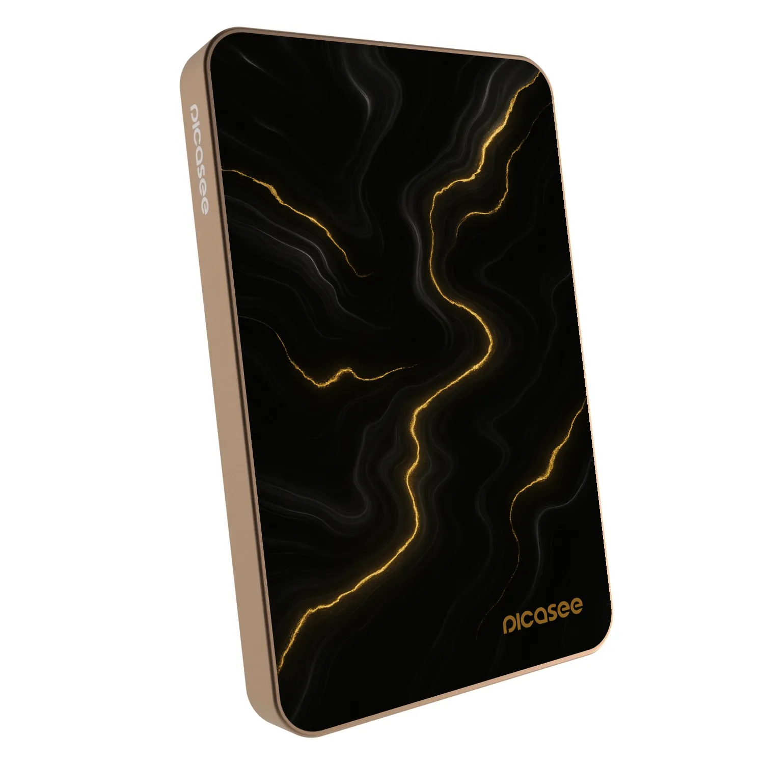 Picasee Powerbank mit MagSafe 5 000 mAh Golden - Thunder