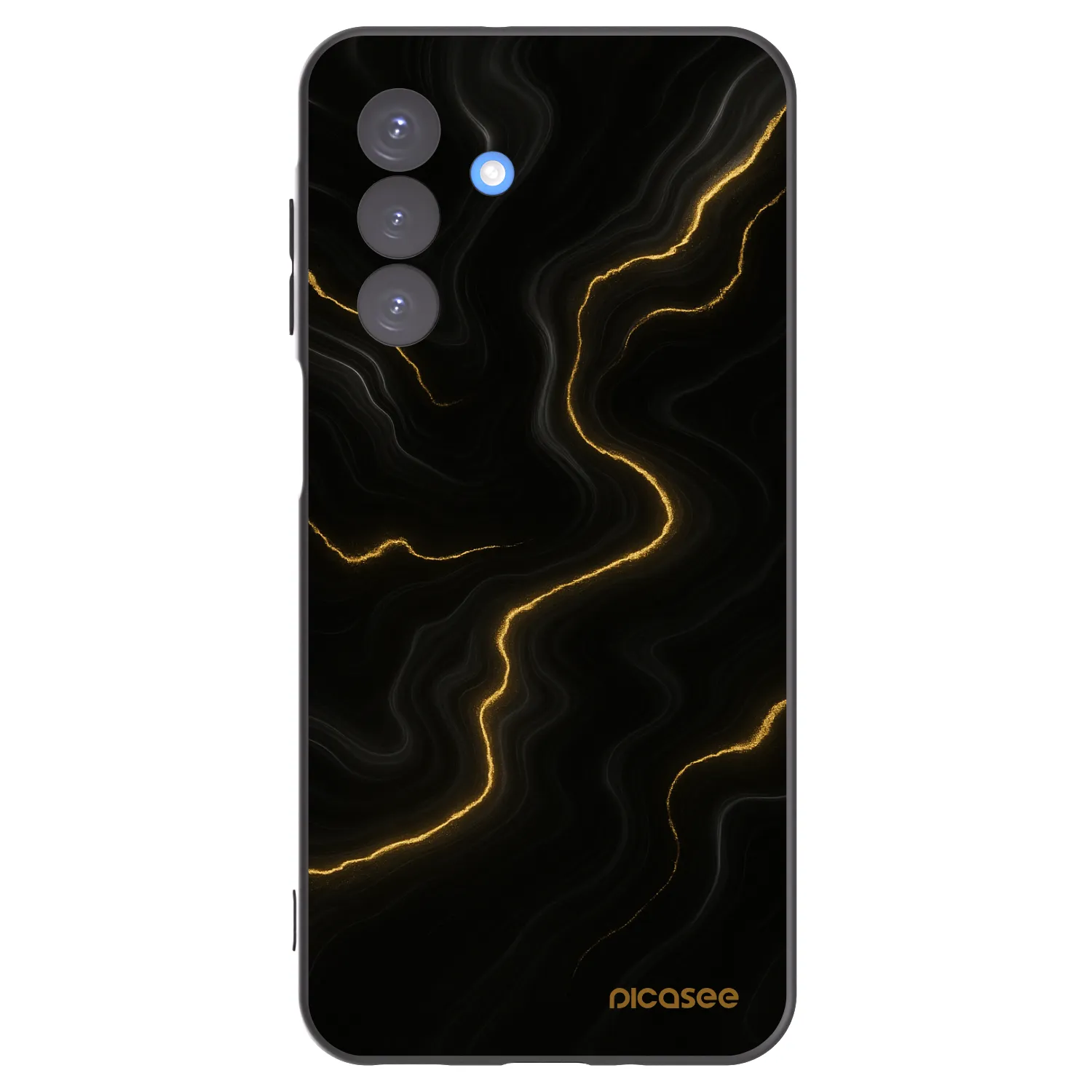 Picasee Samsung Galaxy A17 5G Hülle - Schwarzes Silikon - Thunder