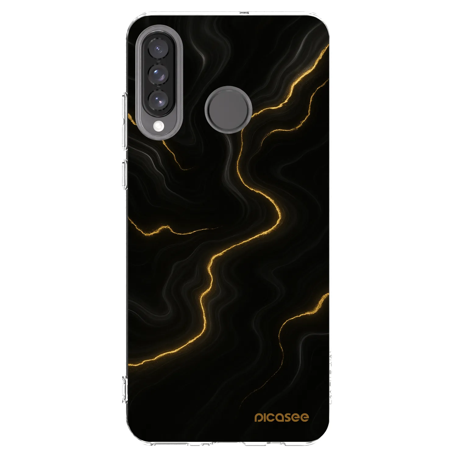 Picasee Huawei P30 Lite Hülle - Transparentes Silikon - Thunder
