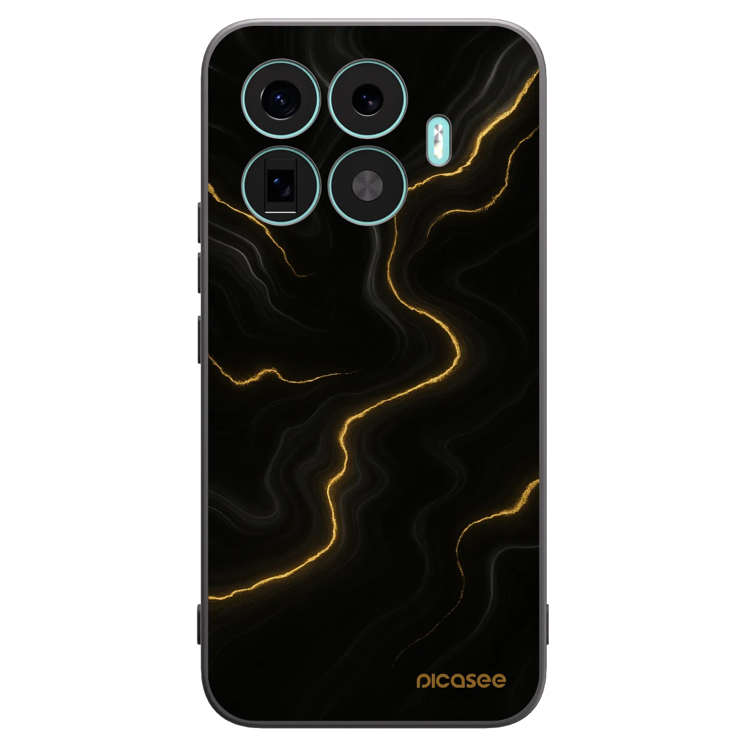 Picasee Xiaomi 17T Pro Hülle - Schwarzes Silikon - Thunder