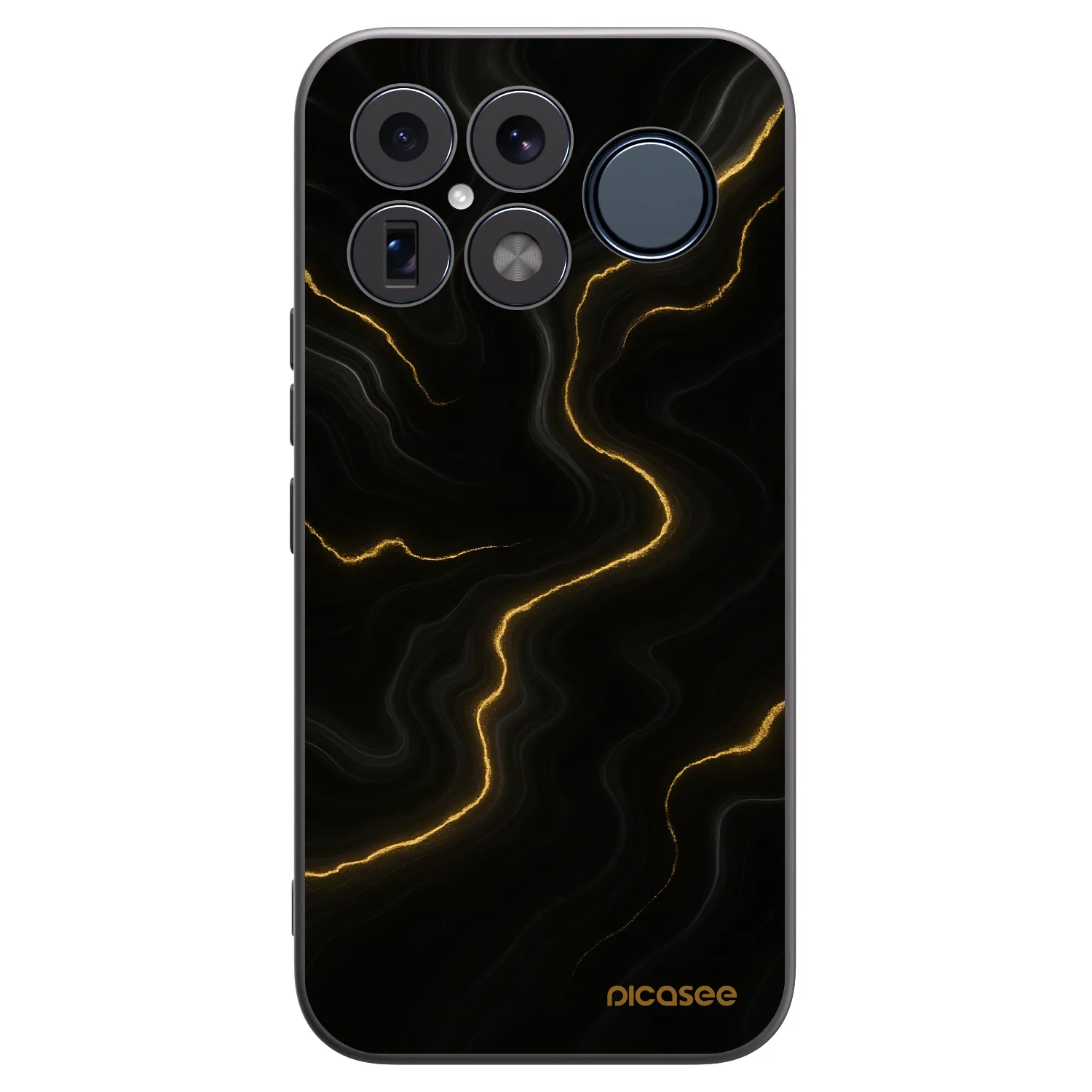 Picasee Xiaomi Poco F8 Ultra Hülle - Schwarzes Silikon - Thunder