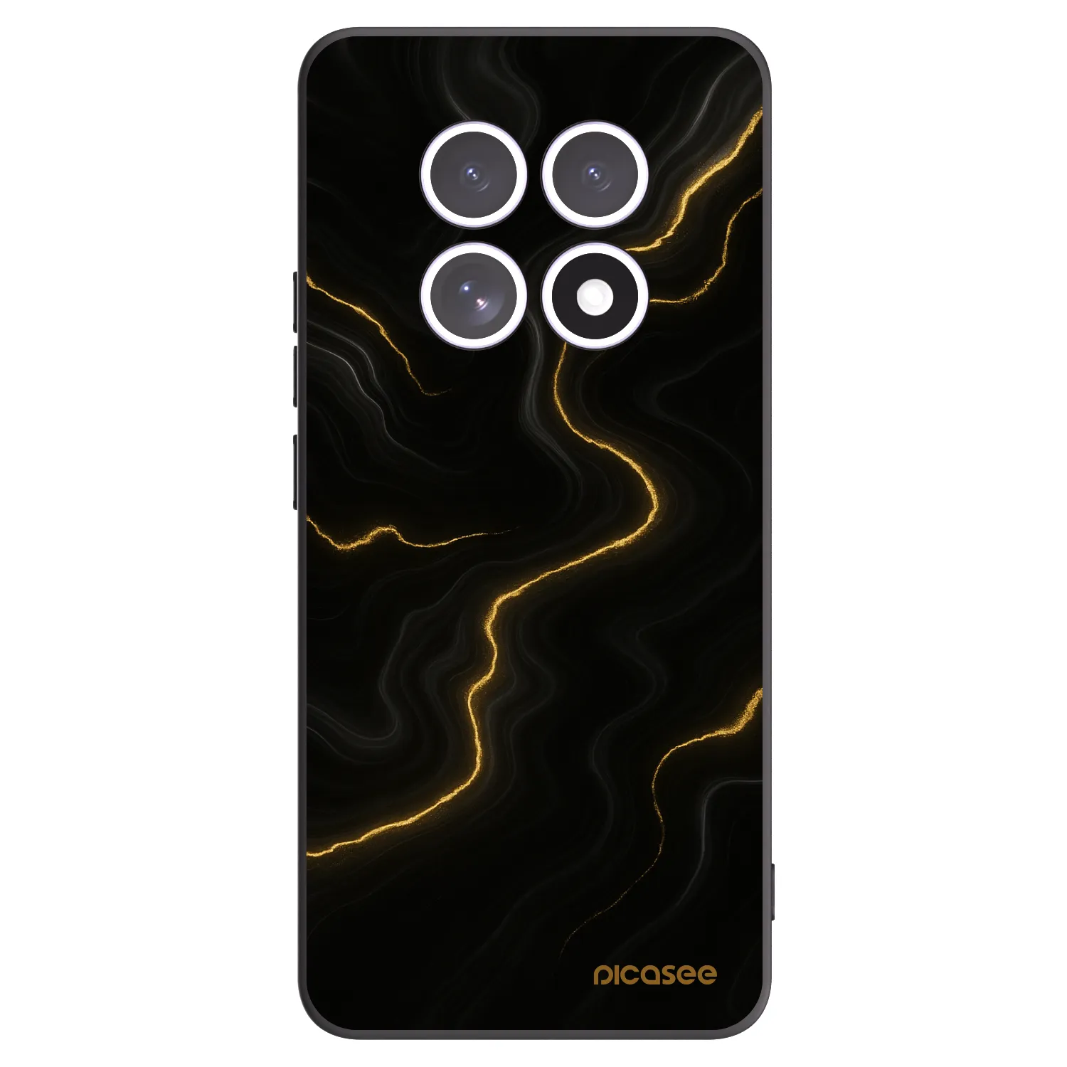 Picasee Xiaomi Redmi Note 15 5G Hülle - Schwarzes Silikon - Thunder