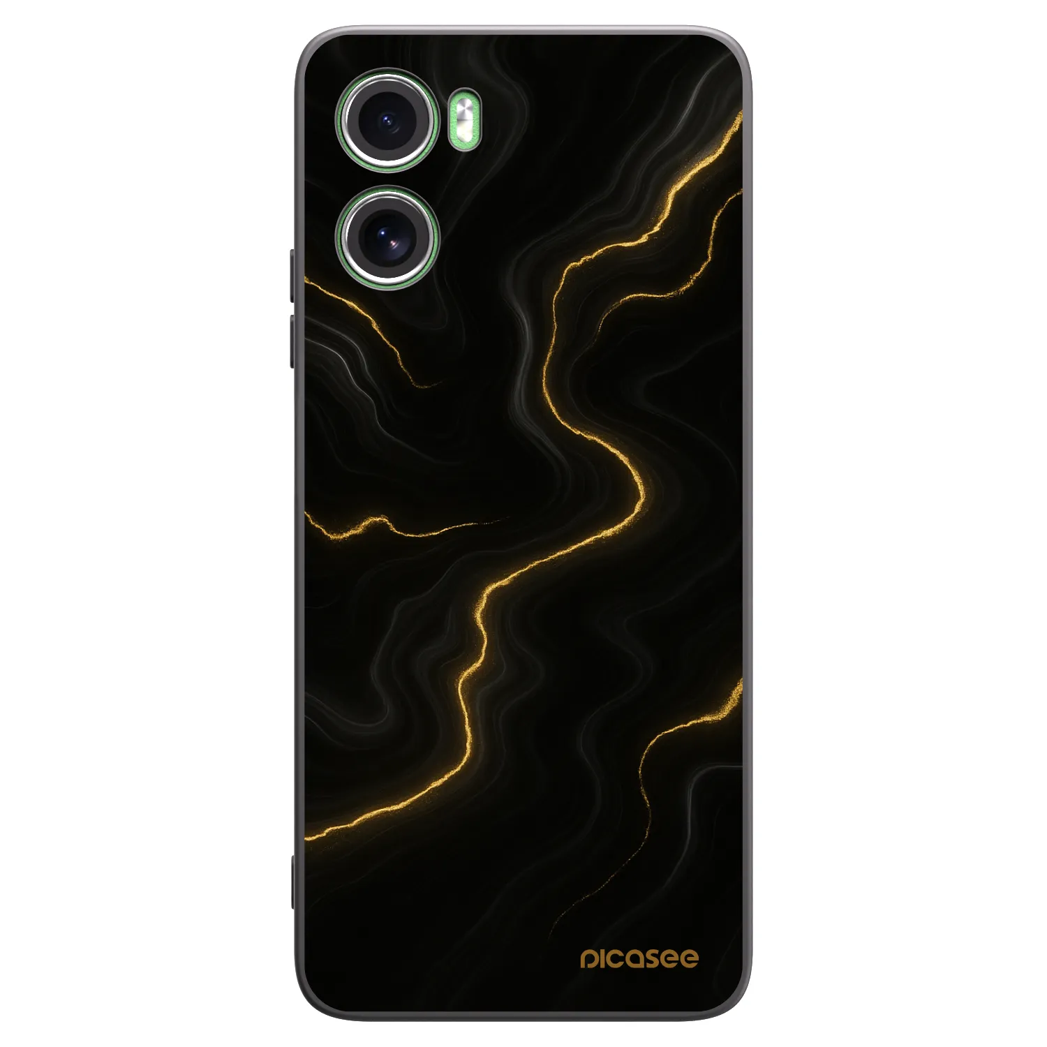 Picasee Motorola Moto G06 Hülle - Schwarzes Silikon - Thunder