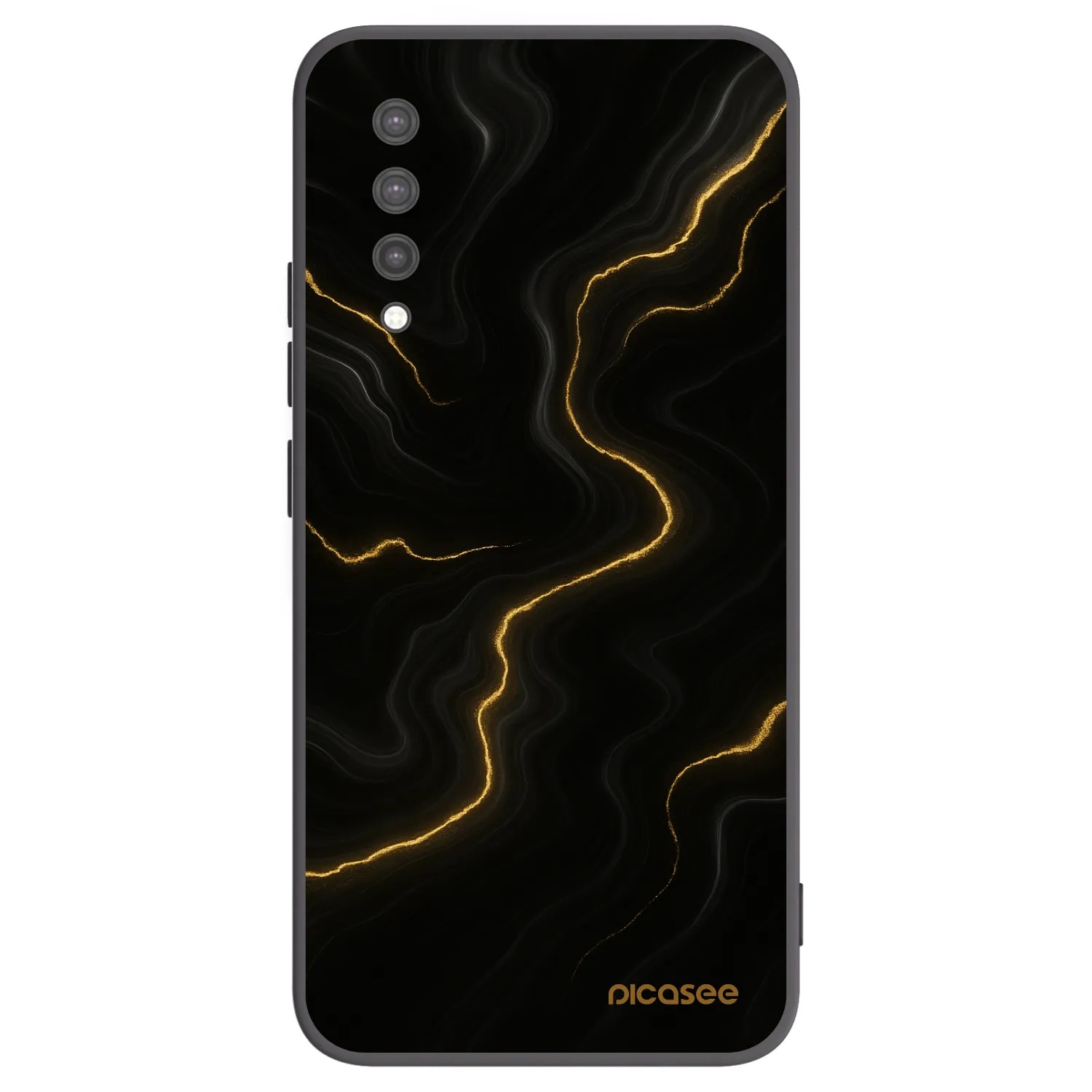 Picasee Xiaomi Mi 9 Lite Hülle - Schwarzes Silikon - Thunder