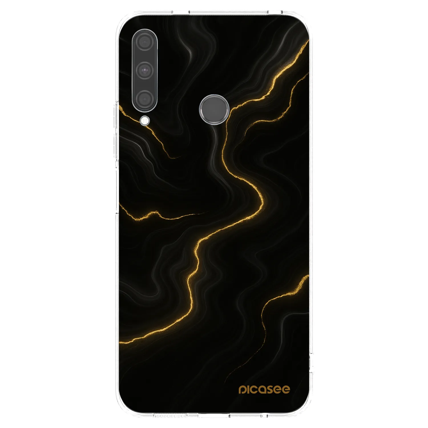 Picasee Huawei P40 Lite E Hülle - Transparentes Silikon - Thunder