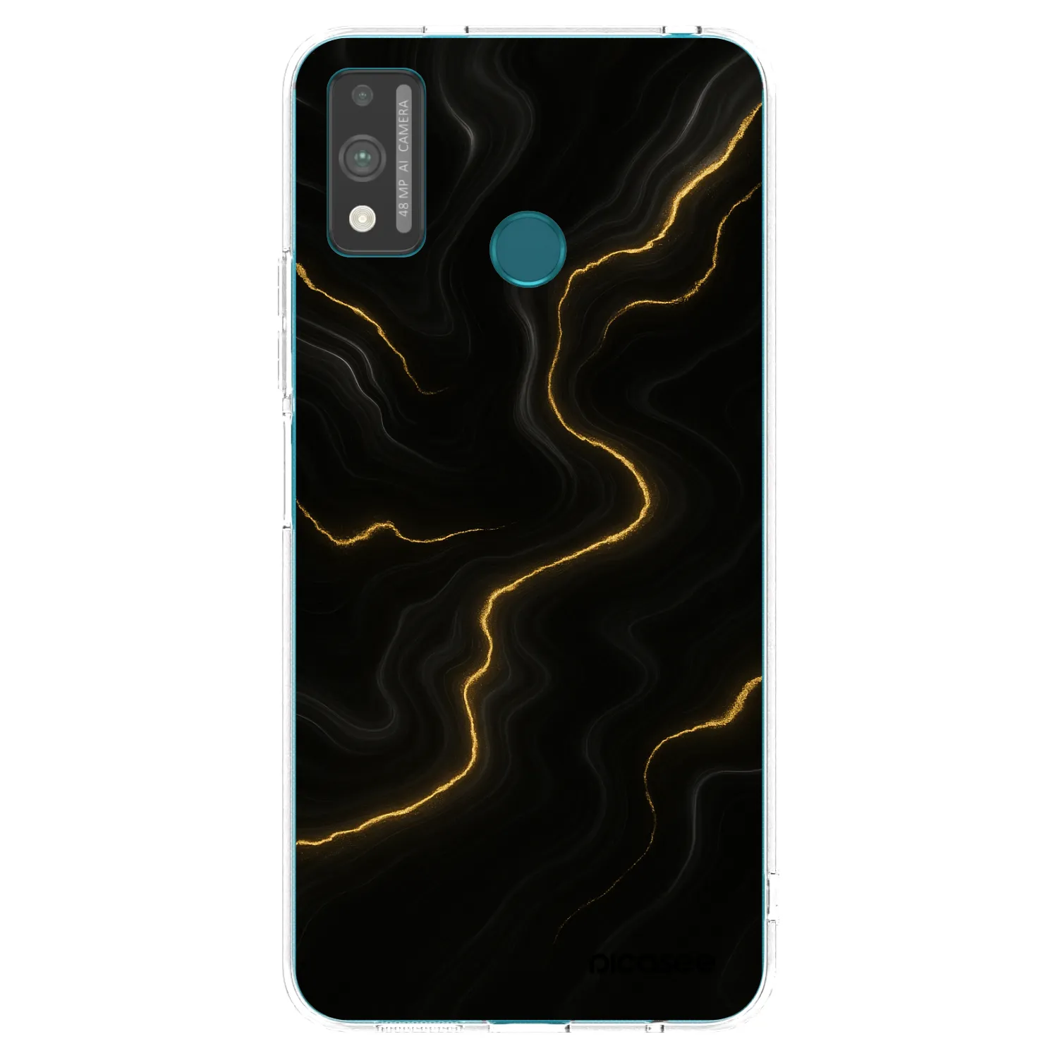 Picasee Honor 9X Lite Hülle - Transparentes Silikon - Thunder