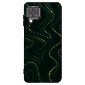 Picasee Samsung Galaxy A12 A125F Hülle - Schwarzes Silikon - Vawes