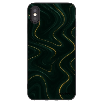 Picasee Apple iPhone XS Max Hülle - Schwarzes Silikon - Vawes