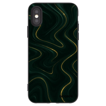 Picasee Apple iPhone X/XS Hülle - Schwarzes Silikon - Vawes