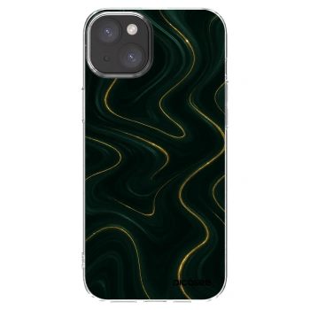 Picasee Apple iPhone 15 Plus Hülle - Transparentes Silikon - Vawes