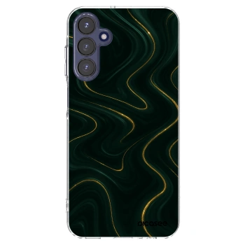 Picasee Samsung Galaxy A15 A155F 4G Hülle - Transparentes Silikon - Vawes