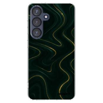 Picasee Samsung Galaxy S25 5G Hülle - Transparentes Silikon - Vawes
