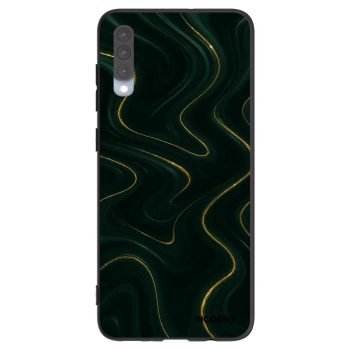 Picasee Samsung Galaxy A70 A705F Hülle - Schwarzes Silikon - Vawes