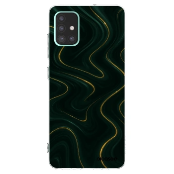 Picasee Samsung Galaxy A51 A515F Hülle - Transparentes Silikon - Vawes