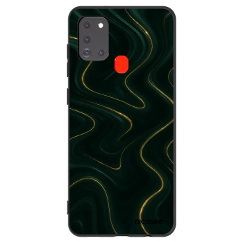 Picasee Samsung Galaxy A21s Hülle - Schwarzes Silikon - Vawes