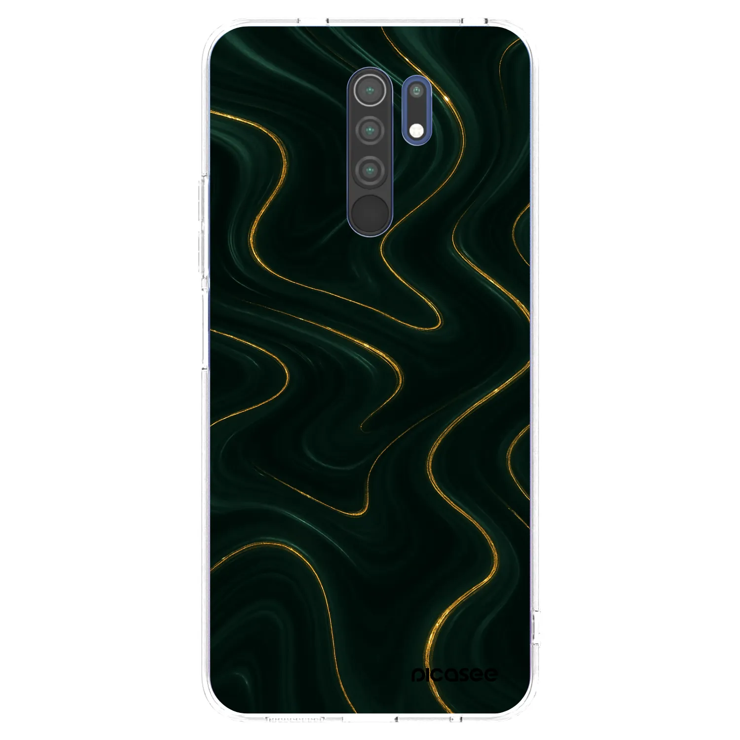 Picasee Xiaomi Redmi 9 Hülle - Transparentes Silikon - Vawes