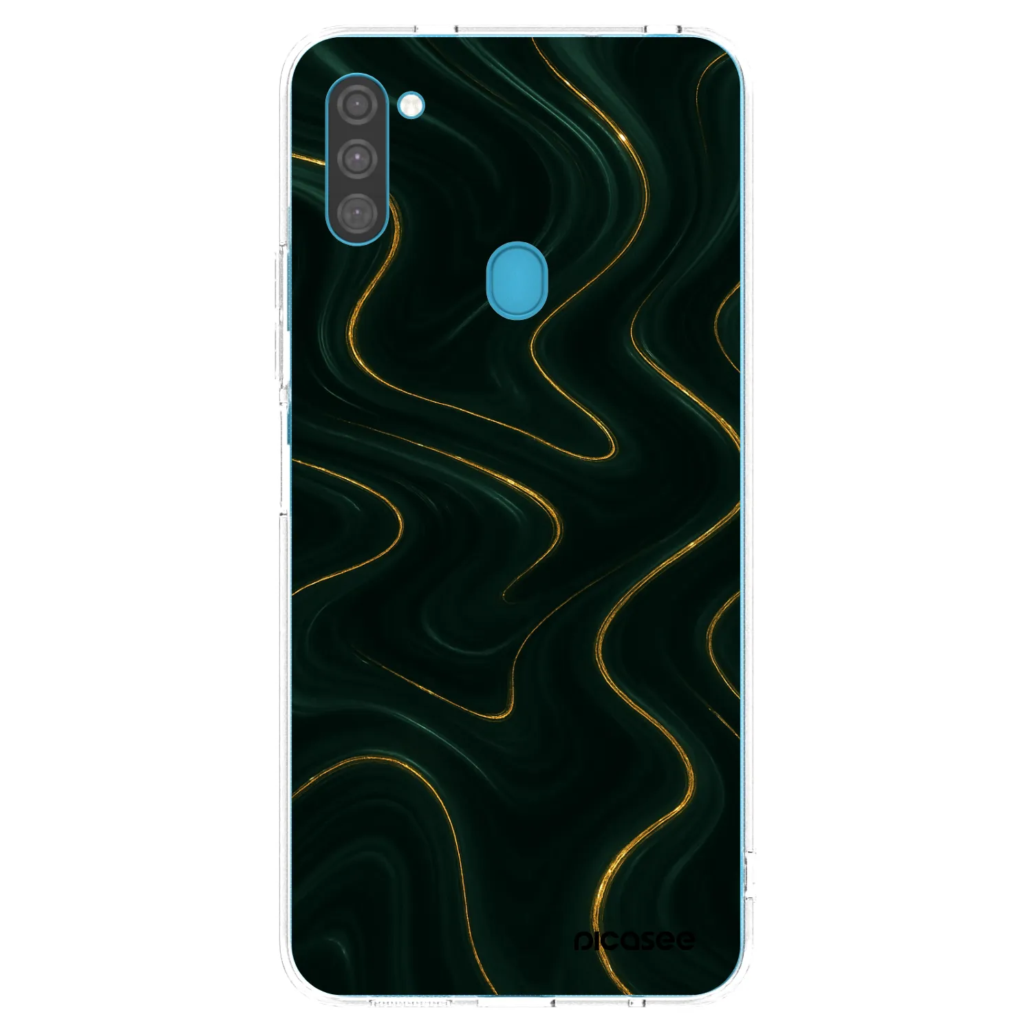 Picasee Samsung Galaxy M11 Hülle - Transparentes Silikon - Vawes