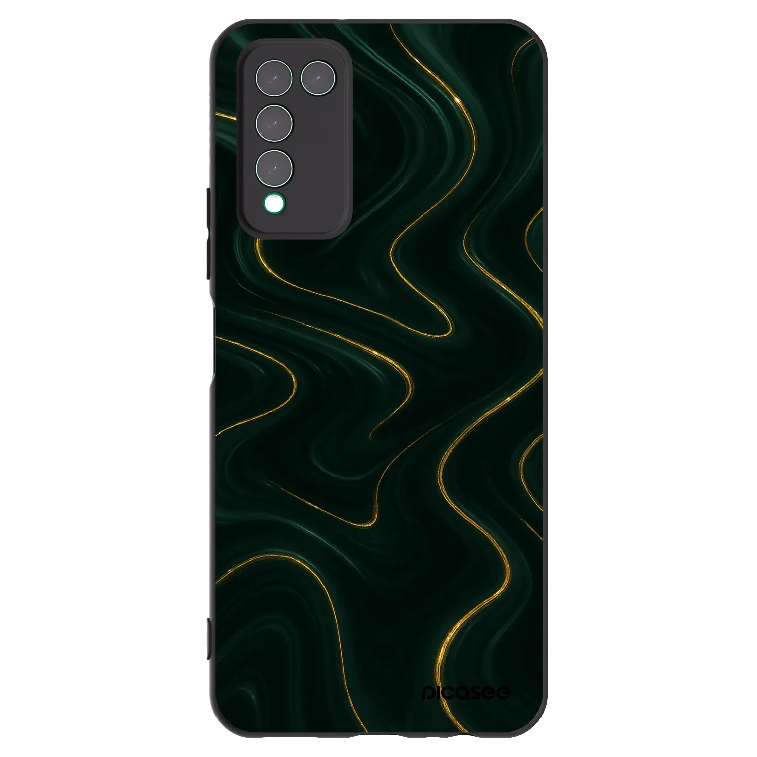 Picasee Honor 10X Lite Hülle - Schwarzes Silikon - Vawes
