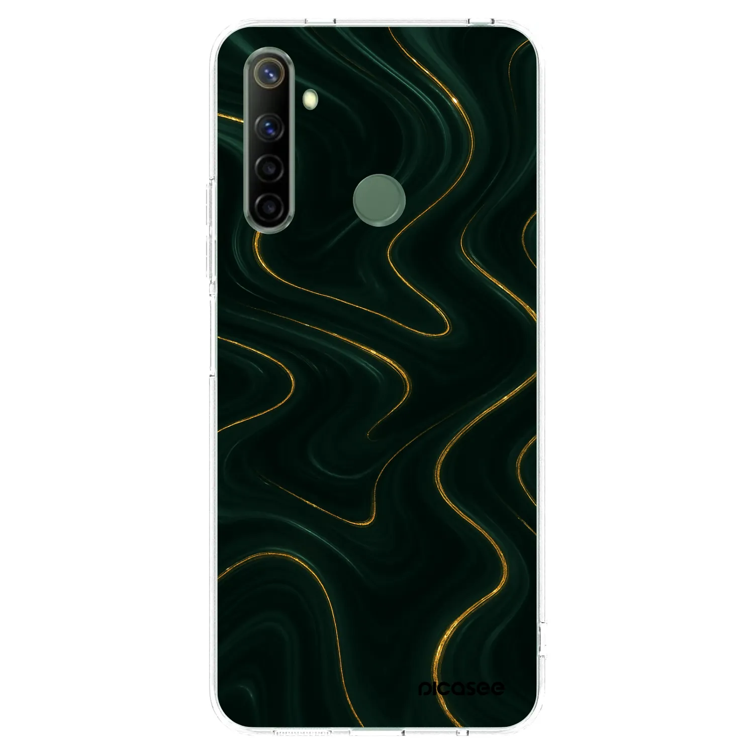 Picasee Realme 6i Hülle - Transparentes Silikon - Vawes