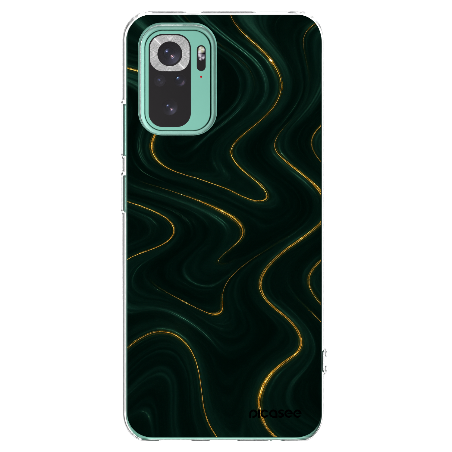 Picasee Xiaomi Redmi Note 10 Pro Hülle - Transparentes Silikon - Vawes