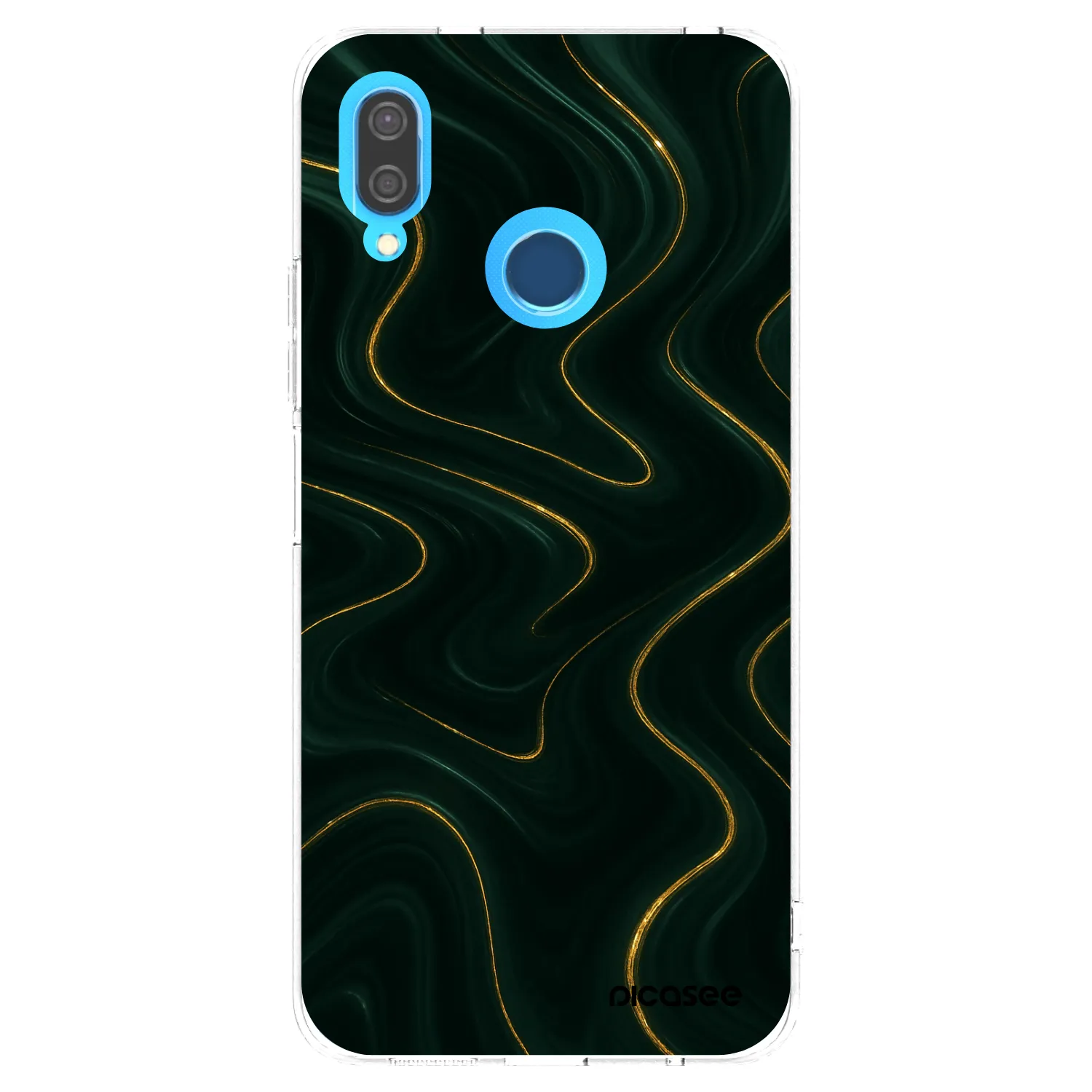 Picasee Huawei P20 Lite Hülle - Transparentes Silikon - Vawes