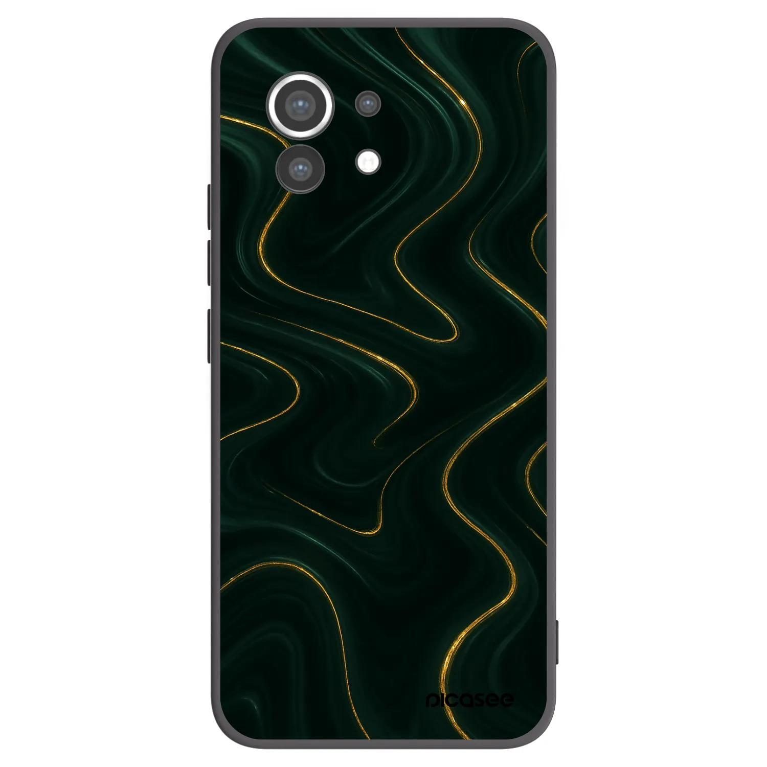 Picasee Xiaomi Mi 11 Hülle - Schwarzes Silikon - Vawes