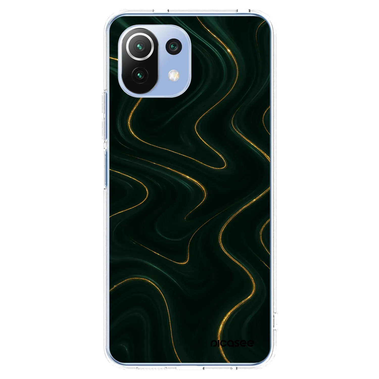 Picasee Xiaomi Mi 11 Lite Hülle - Transparentes Silikon - Vawes