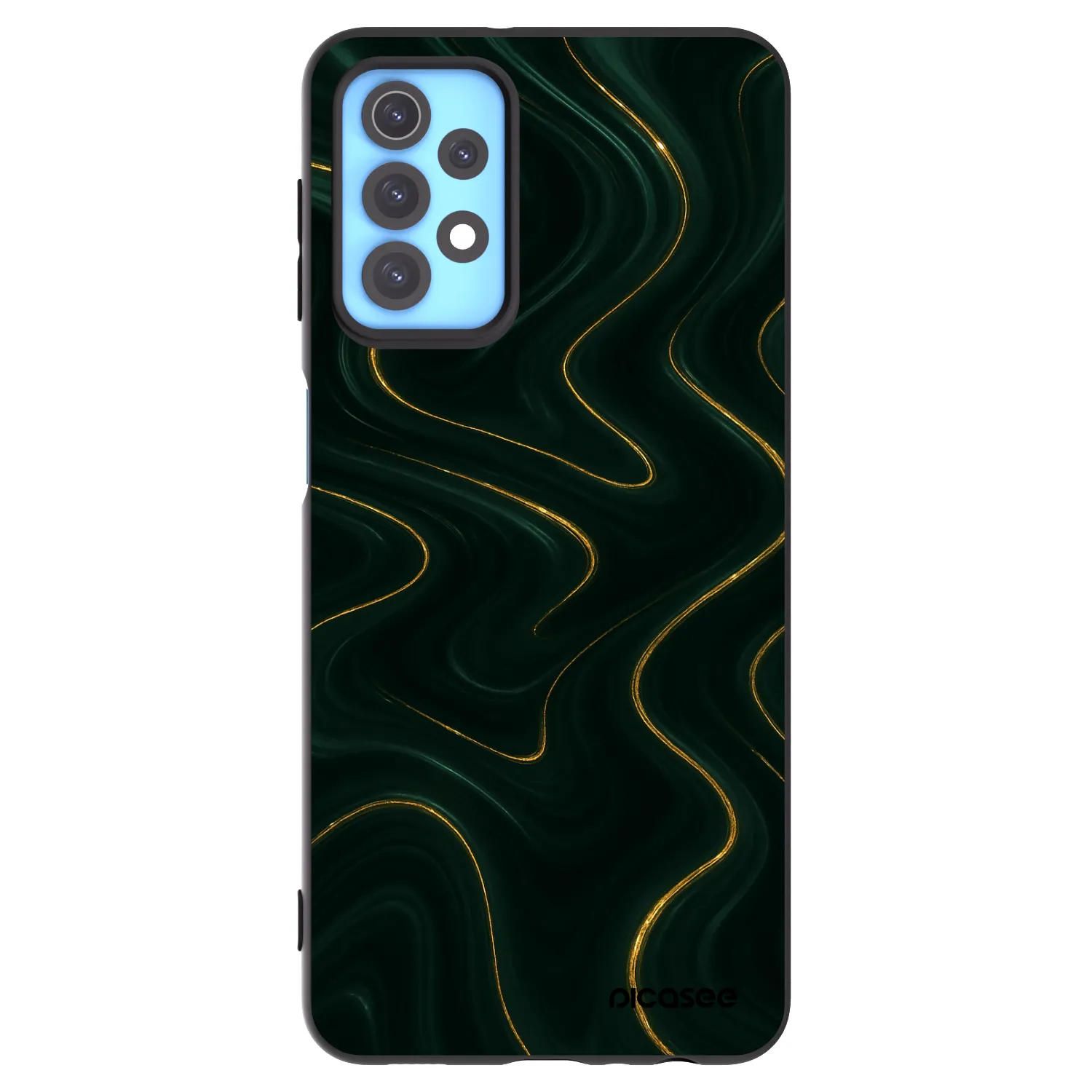 Picasee Samsung Galaxy A32 4G SM-A325F Hülle - Schwarzes Silikon - Vawes