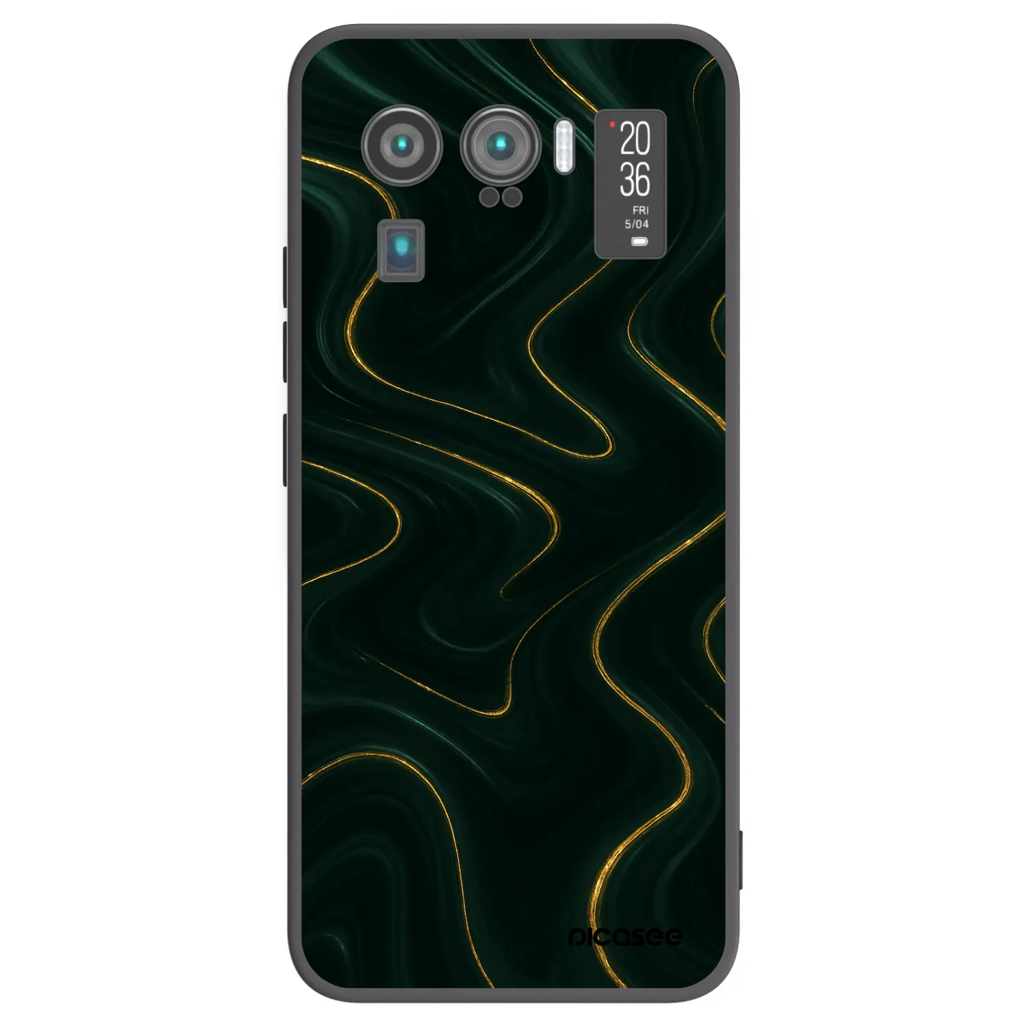 Picasee Xiaomi Mi 11 Ultra Hülle - Schwarzes Silikon - Vawes