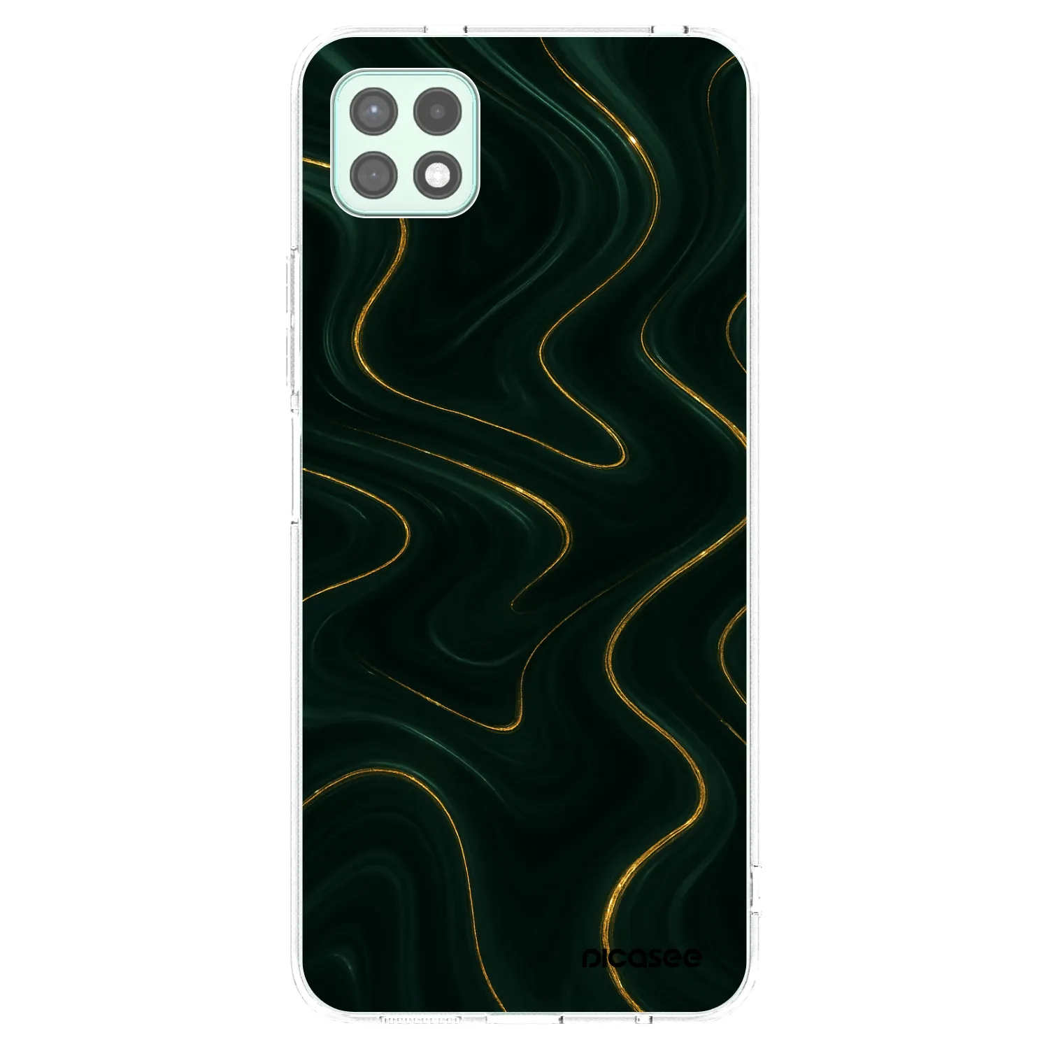 Picasee Samsung Galaxy A22 A226B 5G Hülle - Transparentes Silikon - Vawes