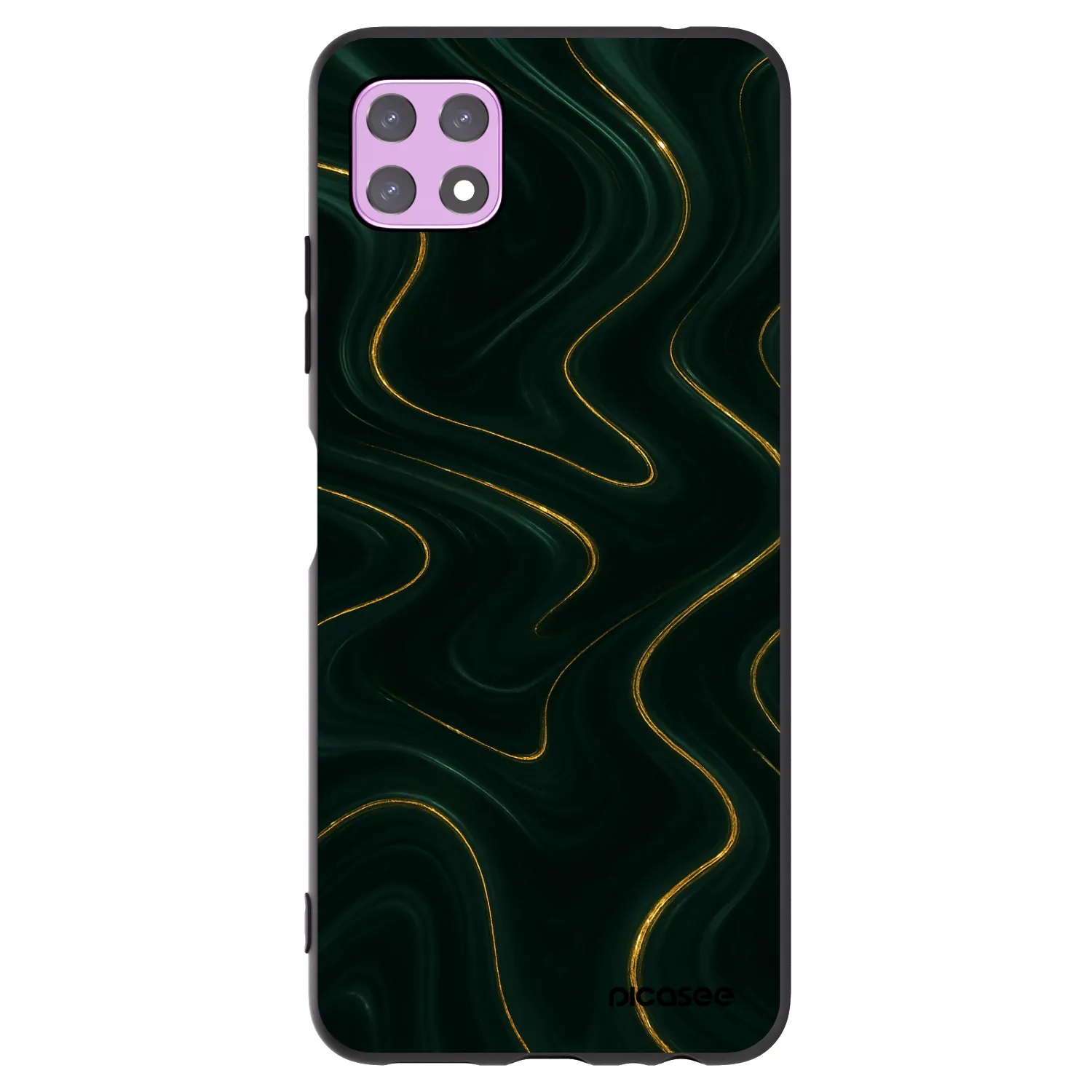 Picasee Samsung Galaxy A22 A226B 5G Hülle - Schwarzes Silikon - Vawes
