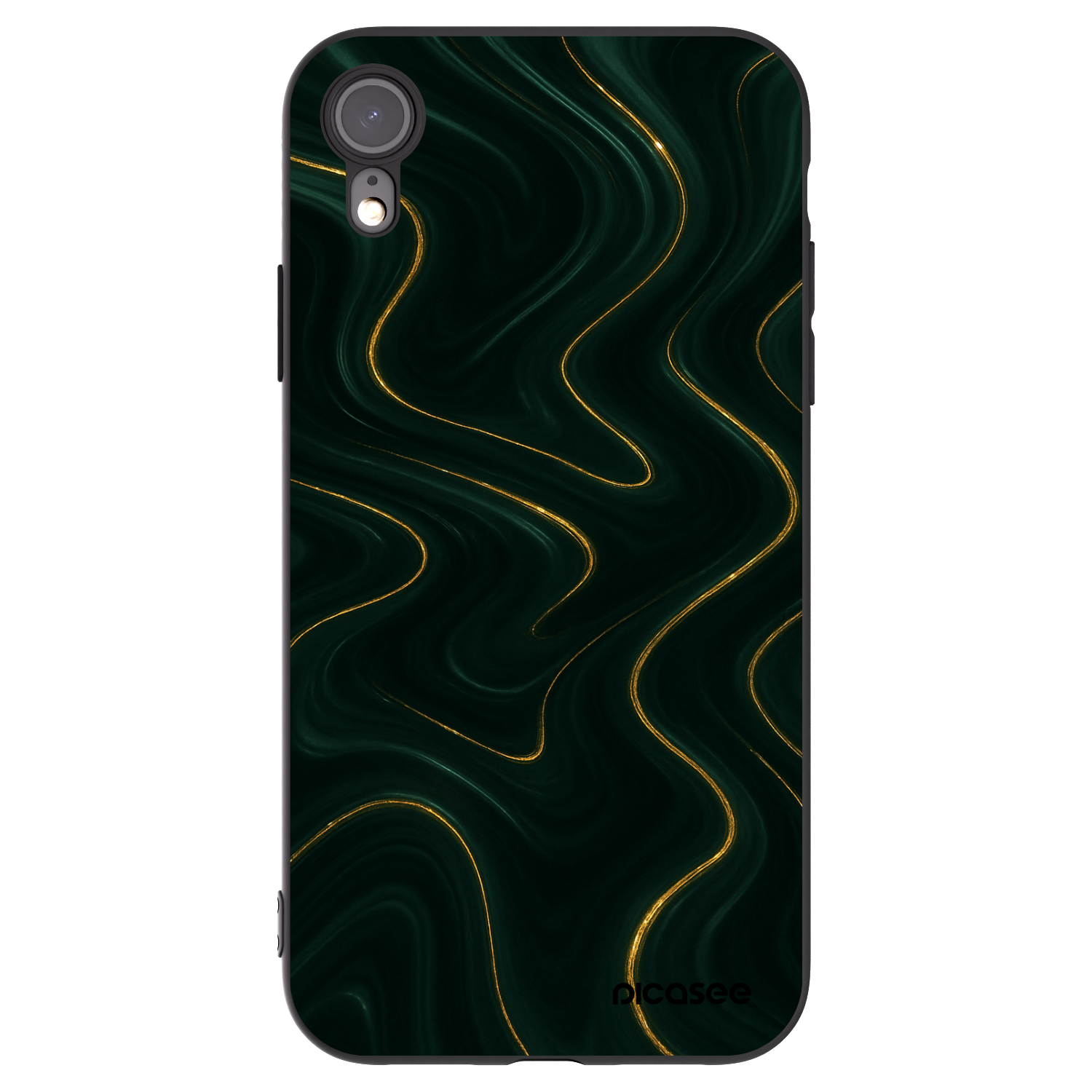 Picasee Apple iPhone XR Hülle - Schwarzes Silikon - Vawes