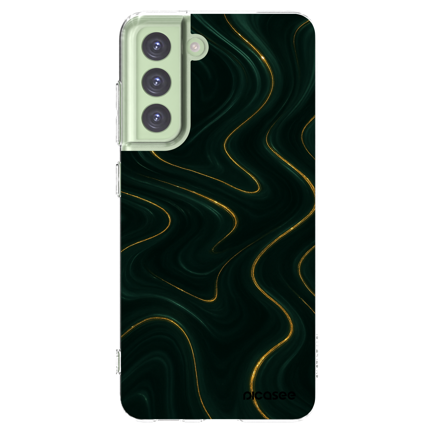 Picasee Samsung Galaxy S21 FE 5G Hülle - Transparentes Silikon - Vawes