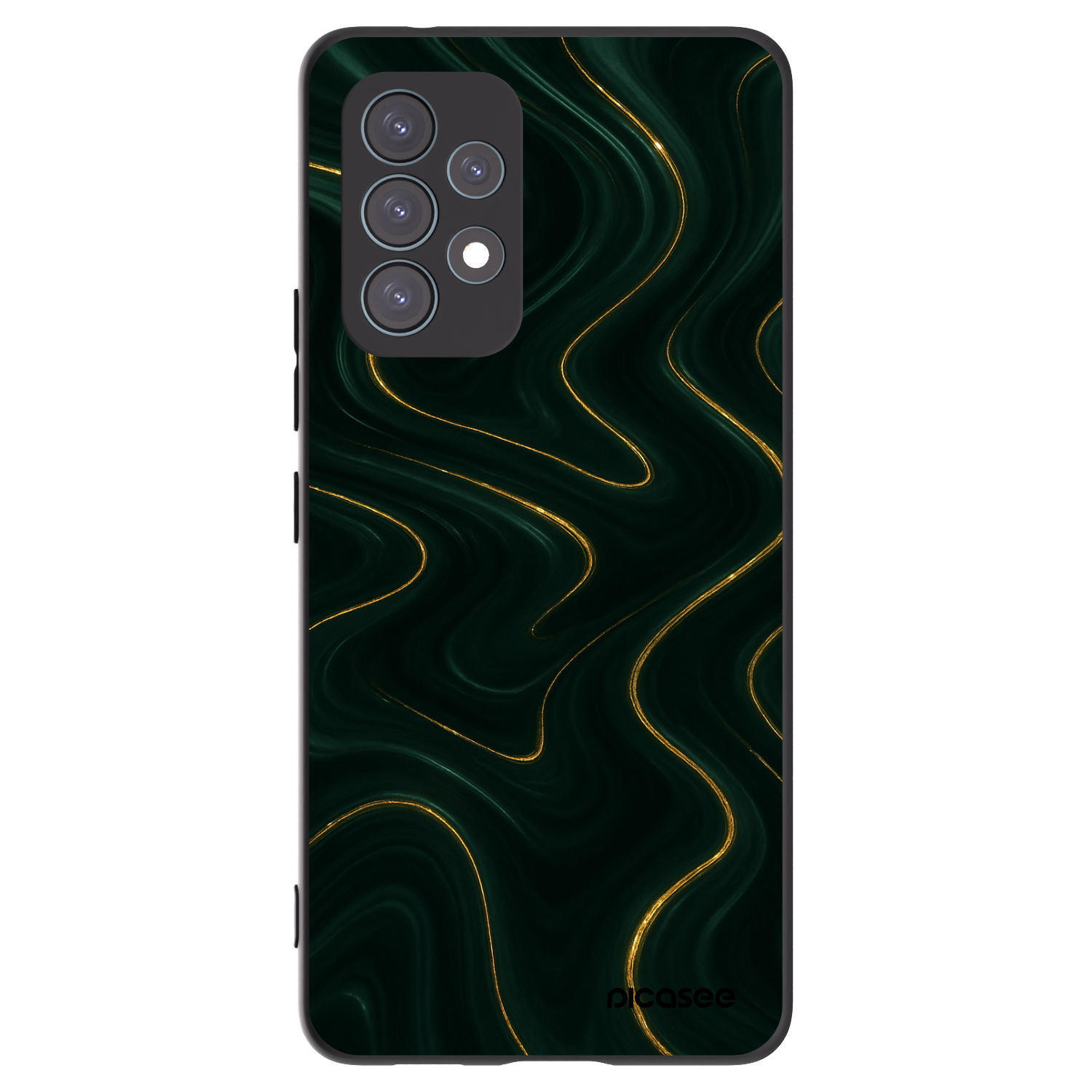 Picasee Samsung Galaxy A53 5G A536 Hülle - Schwarzes Silikon - Vawes