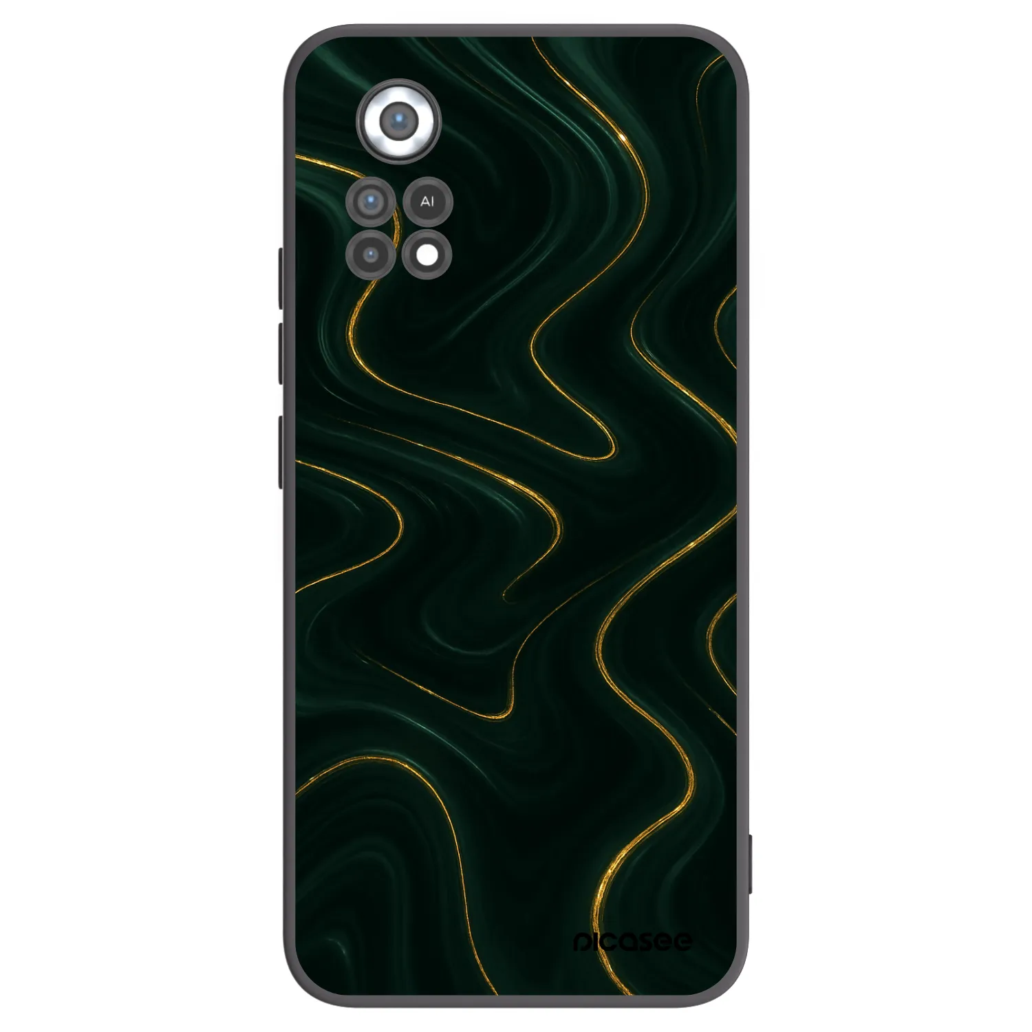 Picasee Xiaomi Poco X4 Pro 5G Hülle - Schwarzes Silikon - Vawes