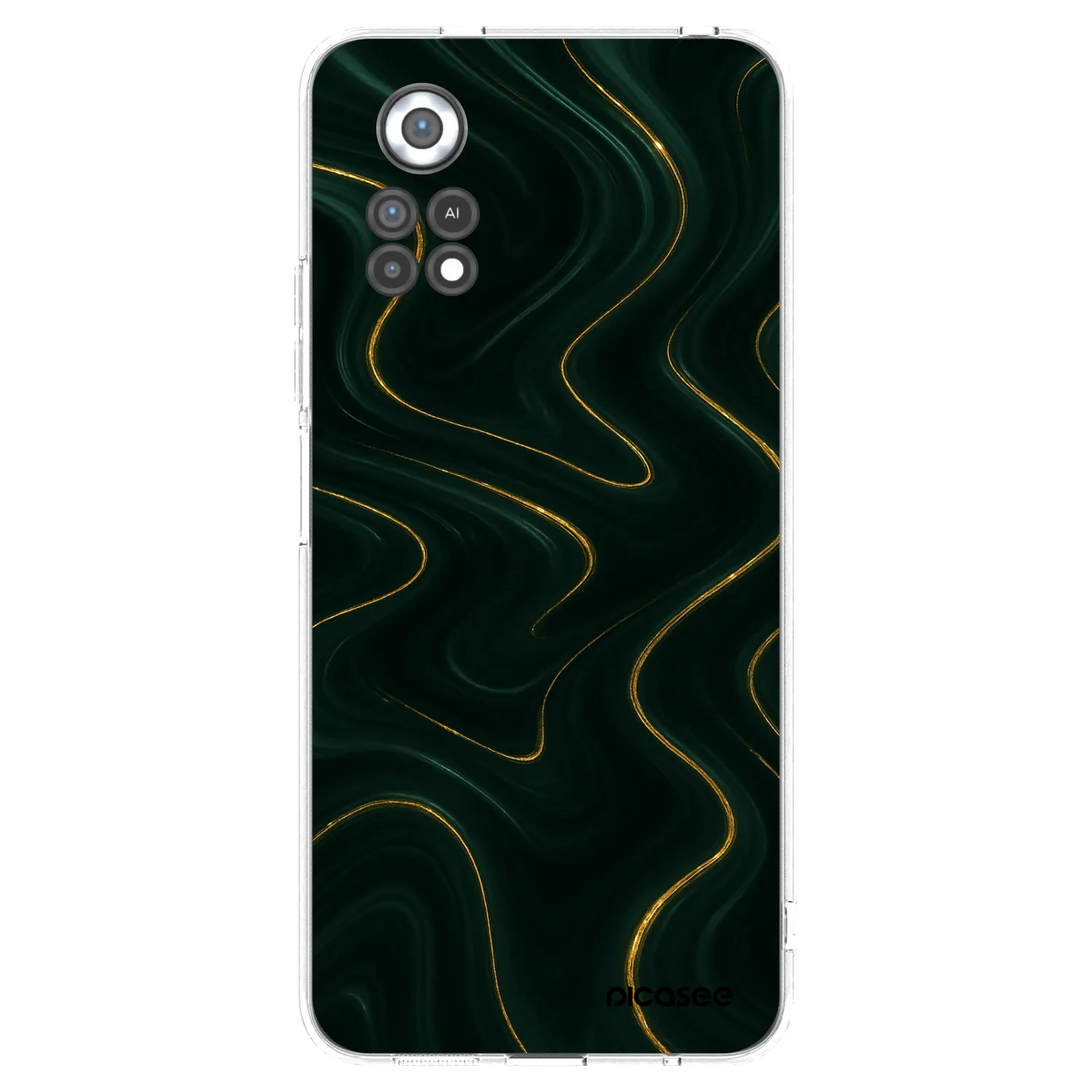 Picasee Xiaomi Poco X4 Pro 5G Hülle - Transparentes Silikon - Vawes