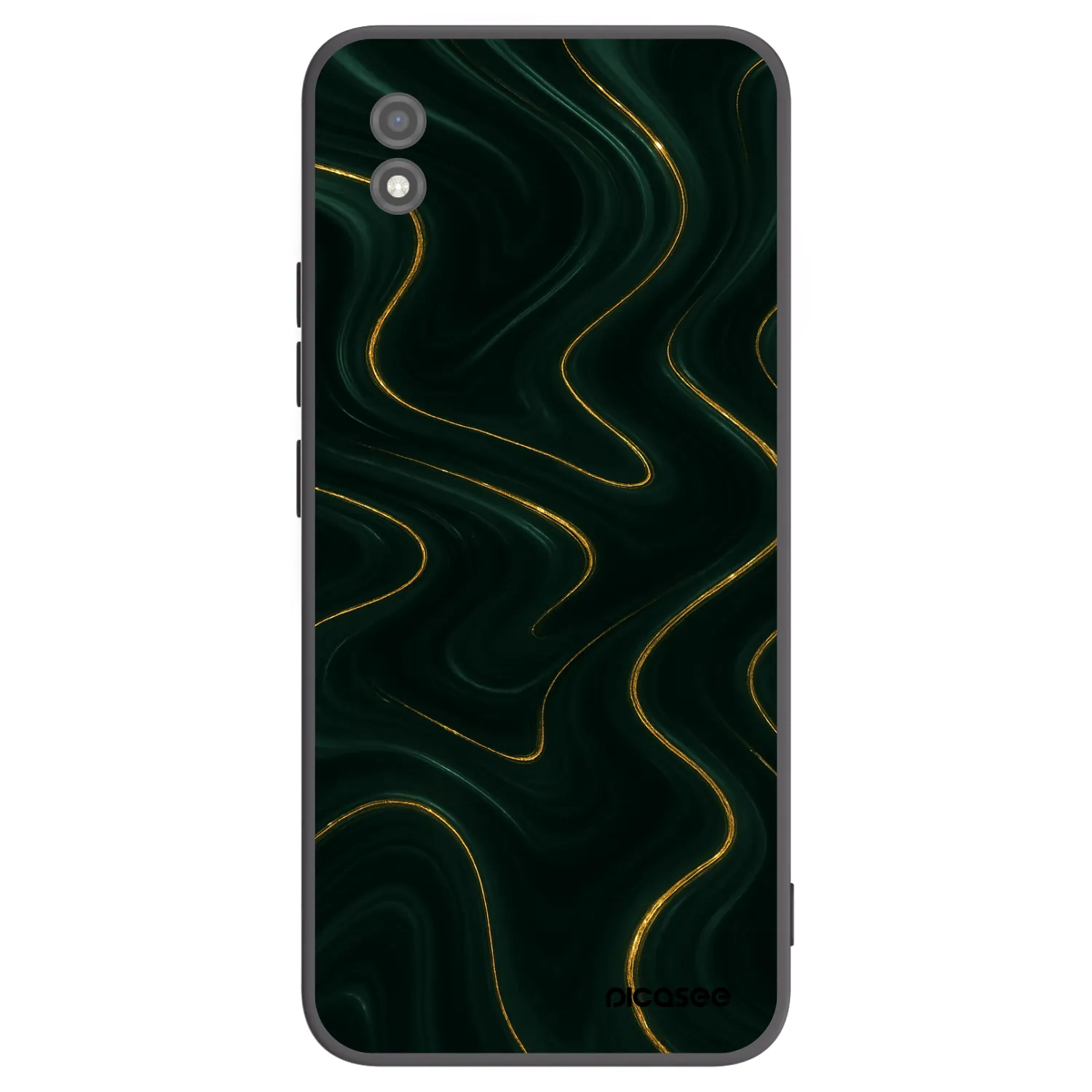 Picasee Realme C11 (2021) Hülle - Schwarzes Silikon - Vawes