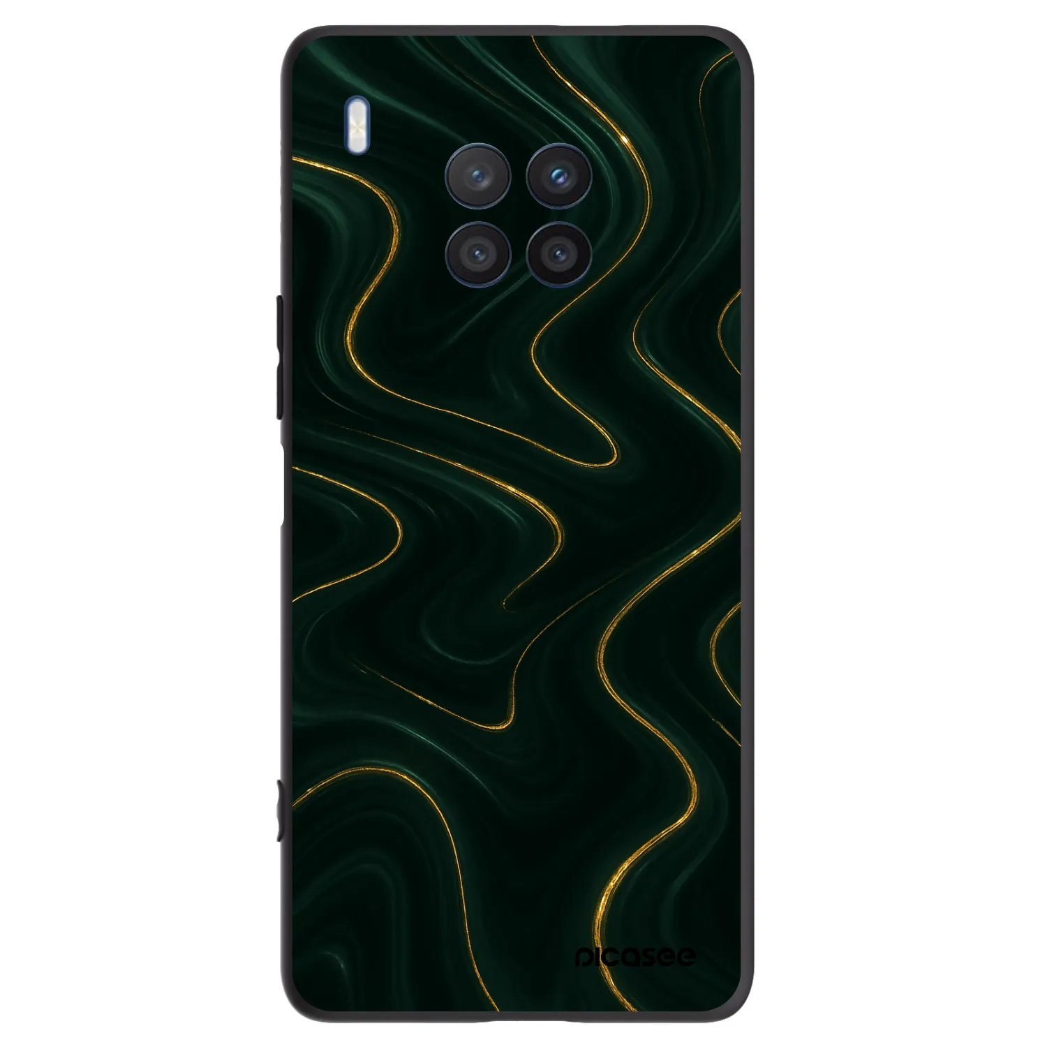 Picasee Honor 50 Lite Hülle - Schwarzes Silikon - Vawes