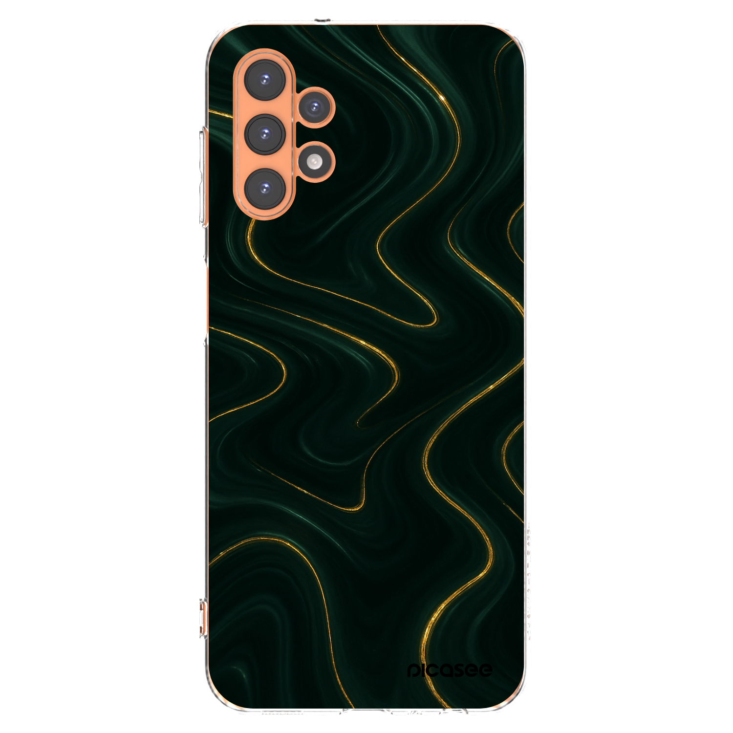 Picasee Samsung Galaxy A13 4G A135 Hülle - Transparentes Silikon - Vawes