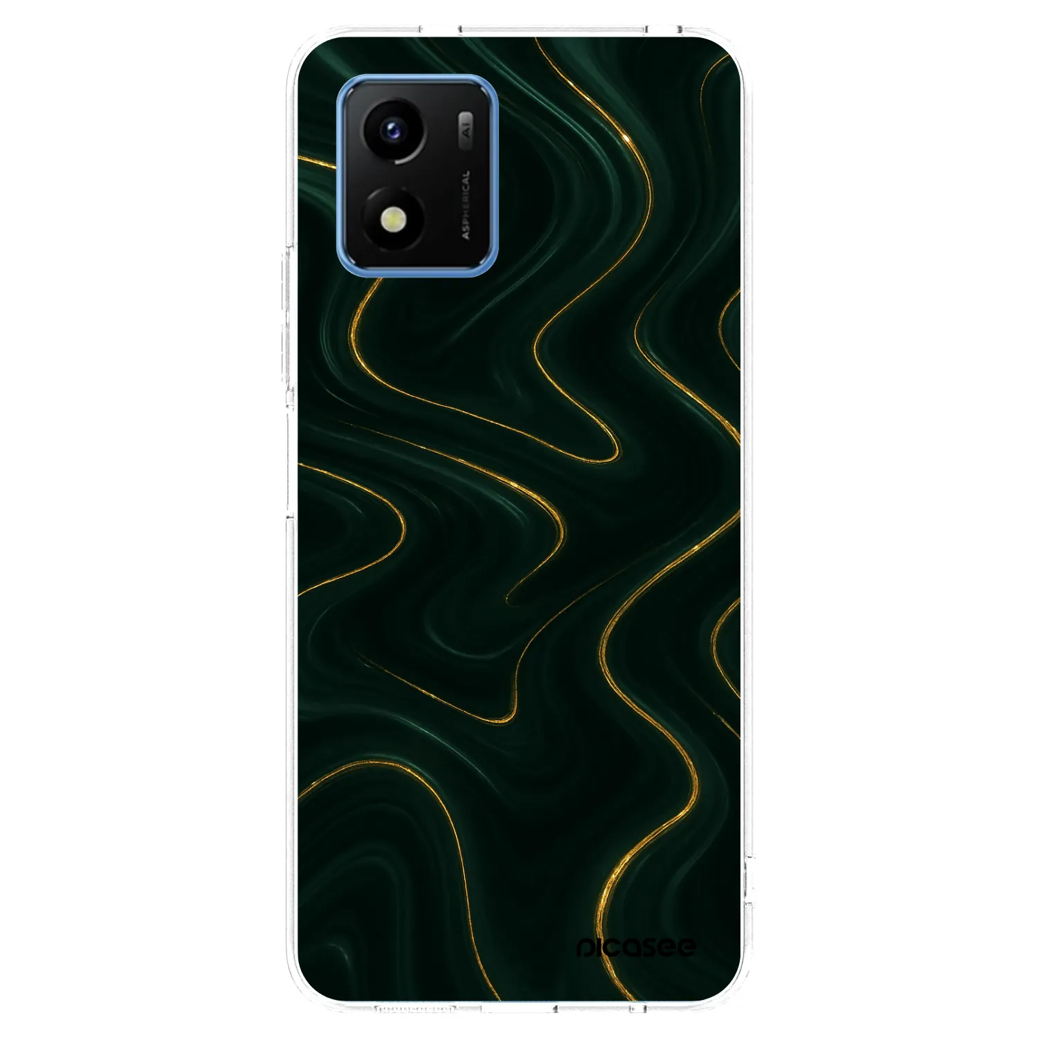 Picasee Vivo Y01 Hülle - Transparentes Silikon - Vawes